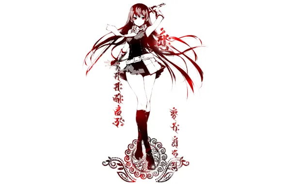 Катана, Akame, Akame ga kill, убийца Акаме, night raid