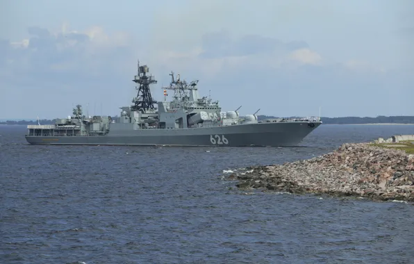 Корабль, большой, противолодочный, вице адмирал кулаков
