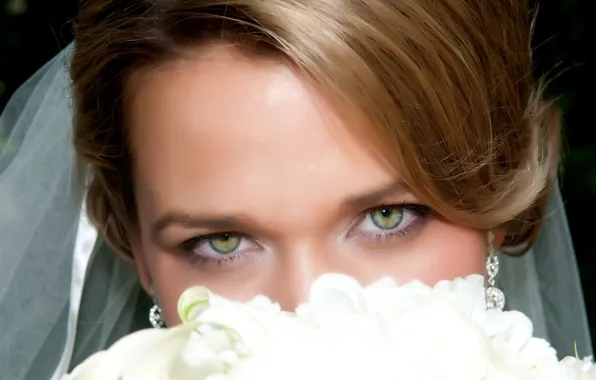 Girl, eyes, face