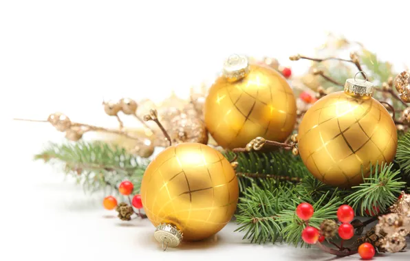 Картинка шарики, украшения, праздник, Новый Год, Рождество, Christmas, New Year
