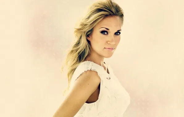 Блондинка, певица, Carrie Underwood, country, Кэрри Андервуд