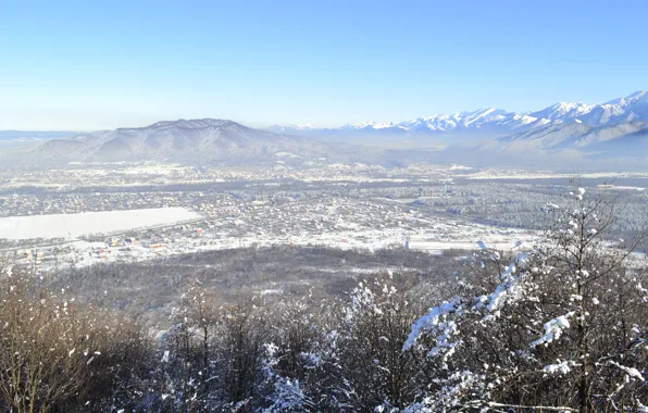 Небо, Горы, Россия, Sky, Russia, Кавказ, the Caucasus, Fiagdon