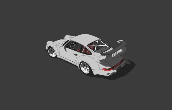 Авто, Porsche, Машина, Car, Art, Render, Design, Суперкар