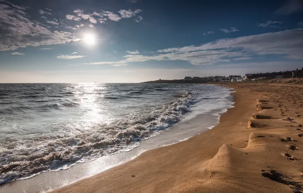 Beach, sand, Scotland