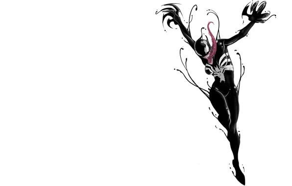 Арт, Girl, Marvel, комикс, Comics, Веном, Venom, симбионт