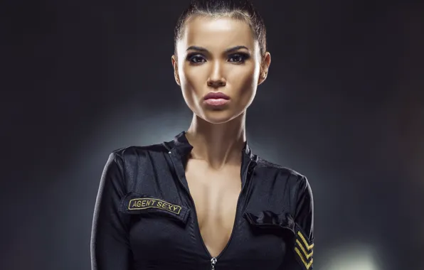 Sexy, police, female, Uniforn