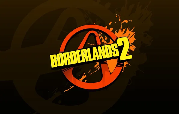 Картинка red, logo, yellow, borderlands 2