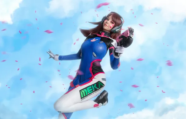 Girl, cosplay, dva