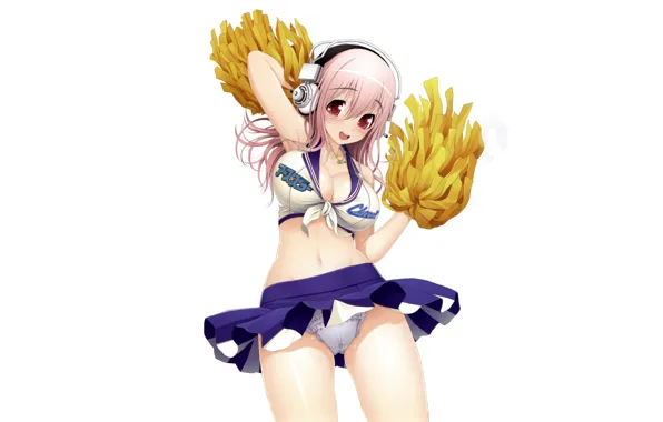 Girl, sexy, pink hair, long hair, boobs, anime, beautiful, erotic