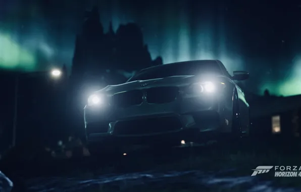 BMW, Night, Game, F10, Xbox One X, Forza Horizon 4, FH4, HDR 10