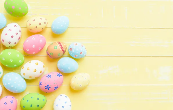 Яйца, весна, colorful, Пасха, happy, pink, spring, Easter