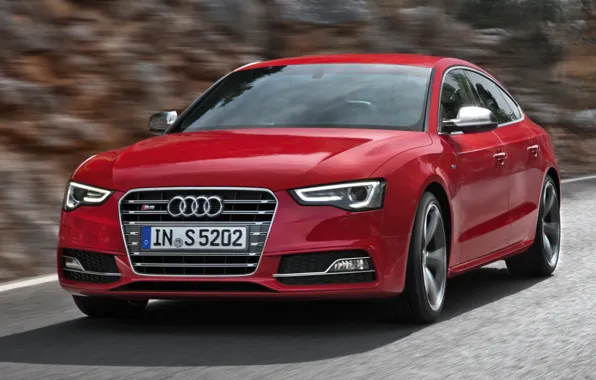 Audi, Red, Sportback, (2015)
