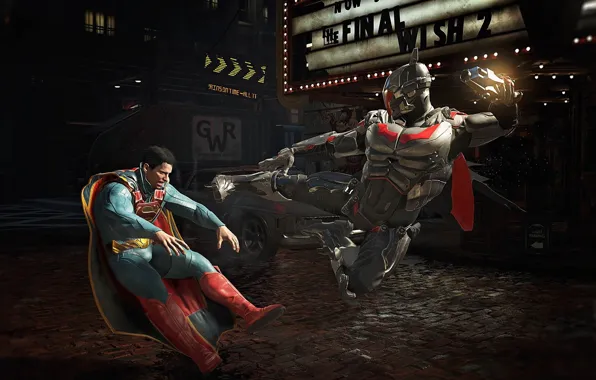 Game, Batman, armor, fight, bat, Superman, hero, suit