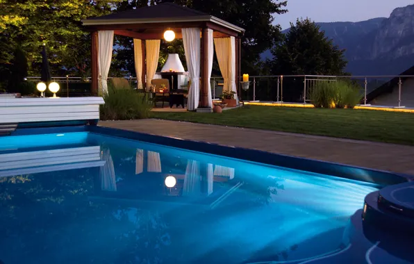 House, beach, landscapes