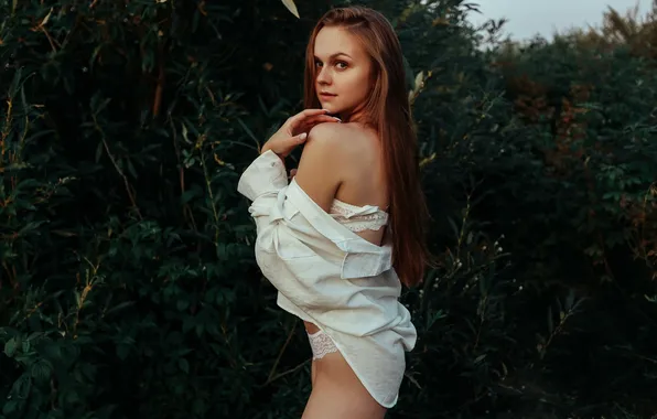 Взгляд, природа, модель, Илья Душутин