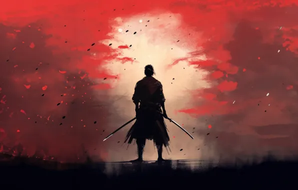 Картинка painting, samurai, the way of samurai