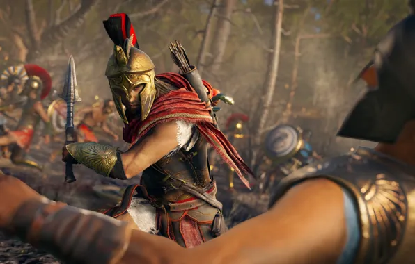 Бой, Assassin's Creed, Odyssey, Assassin's Creed Odyssey, Ассассинс Крид, Одисея, Ассассинс Крид Одисея
