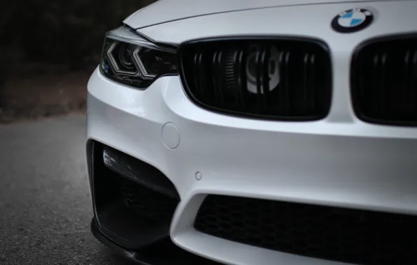 Картинка BMW, White, F80, Sight, Aggressive