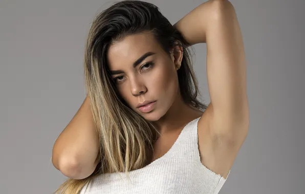 Картинка взгляд, секси, поза, волосы, красотка, Andreina Gamez