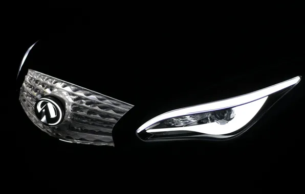 Фара, concept, Infiniti, эмблема, LE