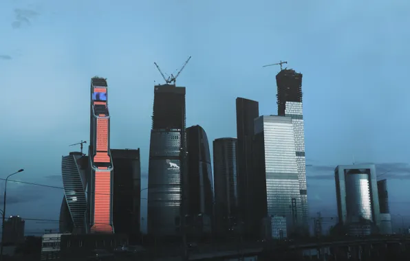 Москва, Россия, небоскрёбы, Moscow, Москва сити, столица, Khusen Rustamov, ART.IRBIS Production