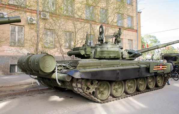 Картинка танк, Т-72 Б3, бронетехника России, подготовка к Параду Победы