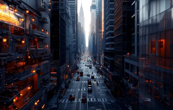 City, город, улица, здание, небоскеб, New York, New York City, skyscraper