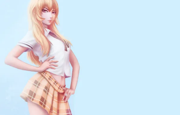 Девушка, аниме, арт, Shokugeki no Soma, Накири Эрина, Кухня Сомы, В поисках божественного рецепта, Nakiri …