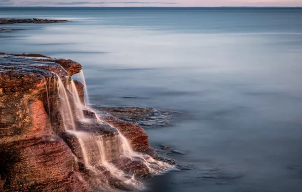 Canada, Quebec, Havre-Saint-Pierre, Cap Ferré, Minganie, Ruisseau Rouge