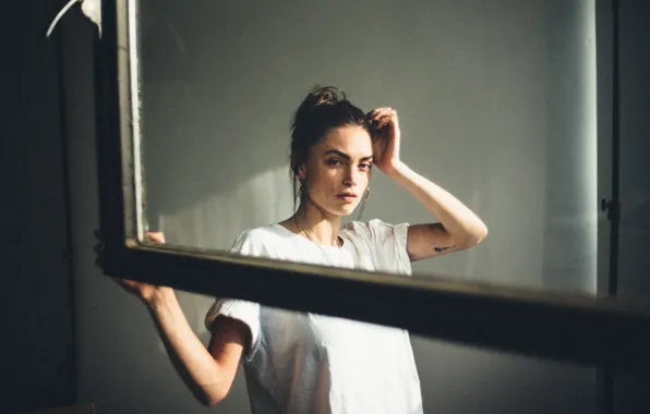 Взгляд, в белом, André Josselin, Charleen Weiss