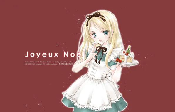 Голубые глаза, Alice in Wonderland, крем, Алиса в Стране Чудес, Alice, фартук, оборки, кусок торта