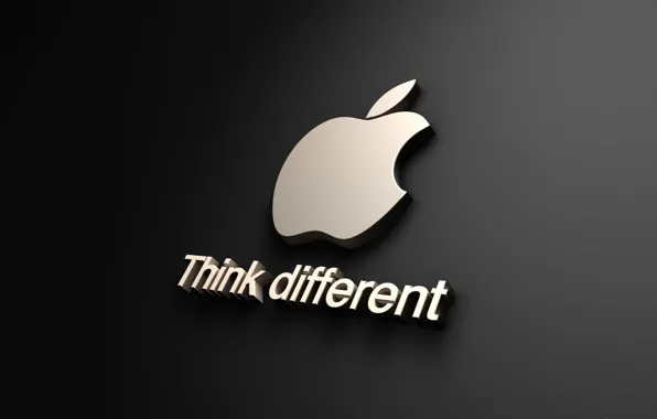 Apple, black, бренд