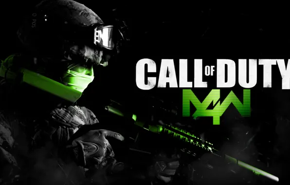Картинка Games, Call, Warfare, Modern, Duty, M4W, call of duty mw 4