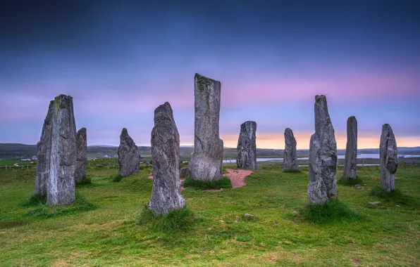 Scotland, Isle of Lewis, Callanish Stones