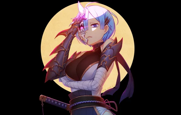 Девушка, аниме, арт, Re: Zero kara Hajimeru Isekai Seikatsu, С нуля, Рем