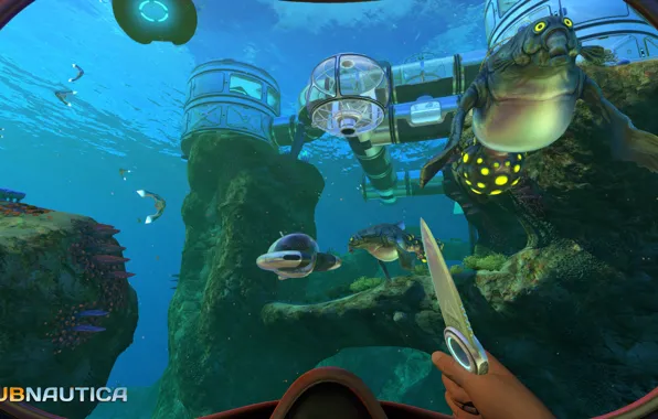 Станция, нож, Subnautica Released Today