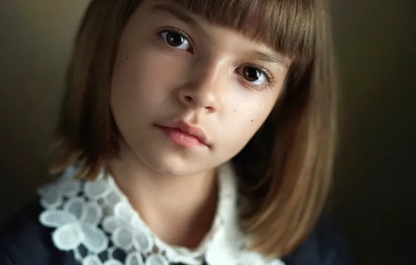 Картинка портрет, девочка, прелесть, кареглазая, Alexander Vinogradov