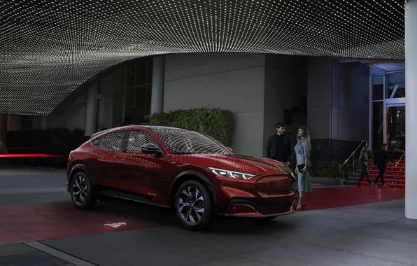 Mustang, Ford, кроссовер, 2020, электрокроссовер, Mach-E