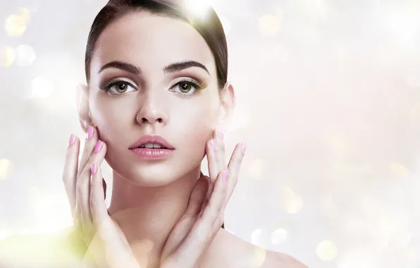 Girl, people, lovely, looking, gray, grooming, glowing, health