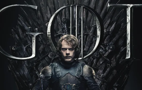 Трон, Игра Престолов, Greyjoy, Game Of Thrones, Alfie Allen, Теон Грейджой, Theon Greyjoy, Theon