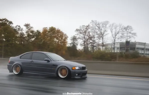 Bmw, tuning, germany, low, evil, stance, e46