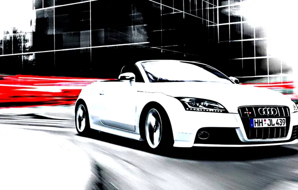 Car, audi, future, urban, car white, fabulous, great car.
