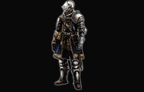 Warrior, Dark Souls, full medieval armor