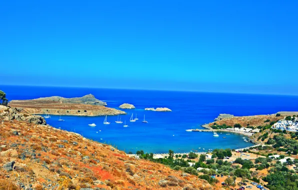Greece, Rhodes, Mediterranean