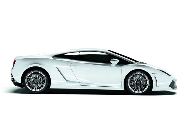 Картинка авто, Lamborghini, белая, murcelago