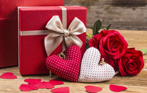 Любовь, Сердечки, Праздник, День святого Валентина, Подарок