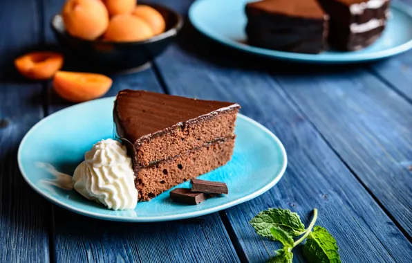 Картинка шоколад, мороженое, торт, кусочек торта, сдадкое