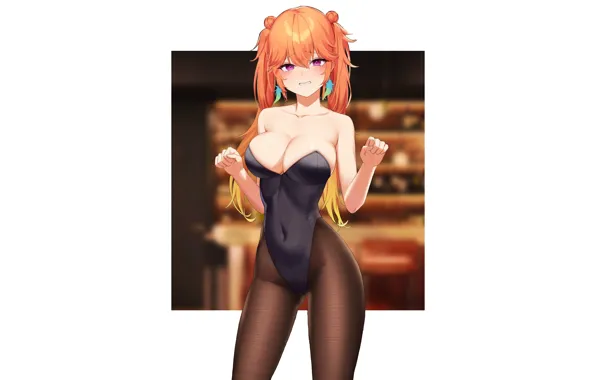 Kawaii, girl, hot, sexy, boobs, smile, anime, babe
