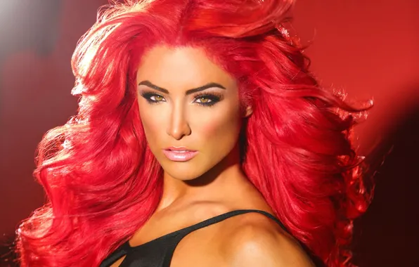 Модель, макияж, прическа, рестлер, hair, WWE, Eva Marie, Ева Мари
