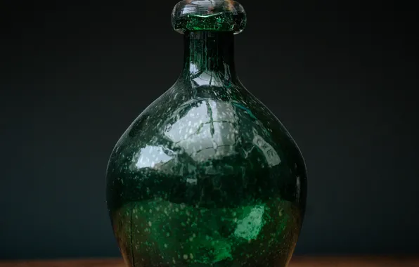 Green, wood, table, jar, seed